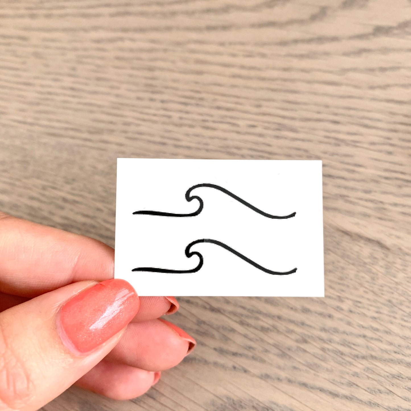 Wave (set of 2) - Temporary Tattoo