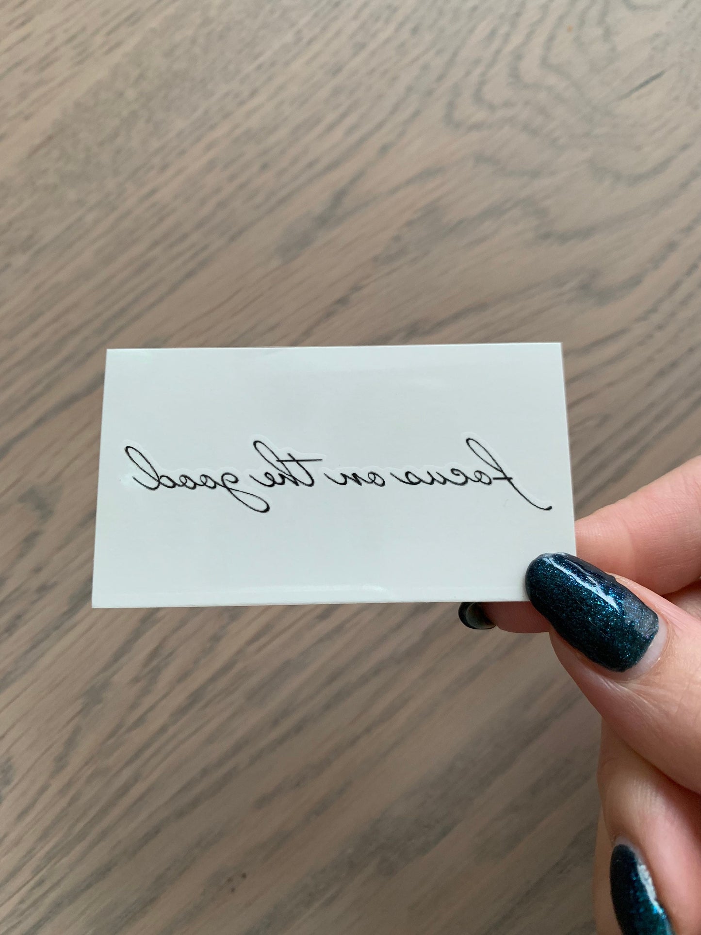 Focus On The Good (set of 2) - Temporary Tattoo