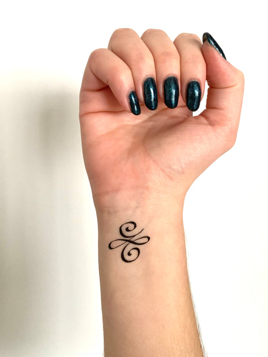New Beginning Symbol - Temporary Tattoo