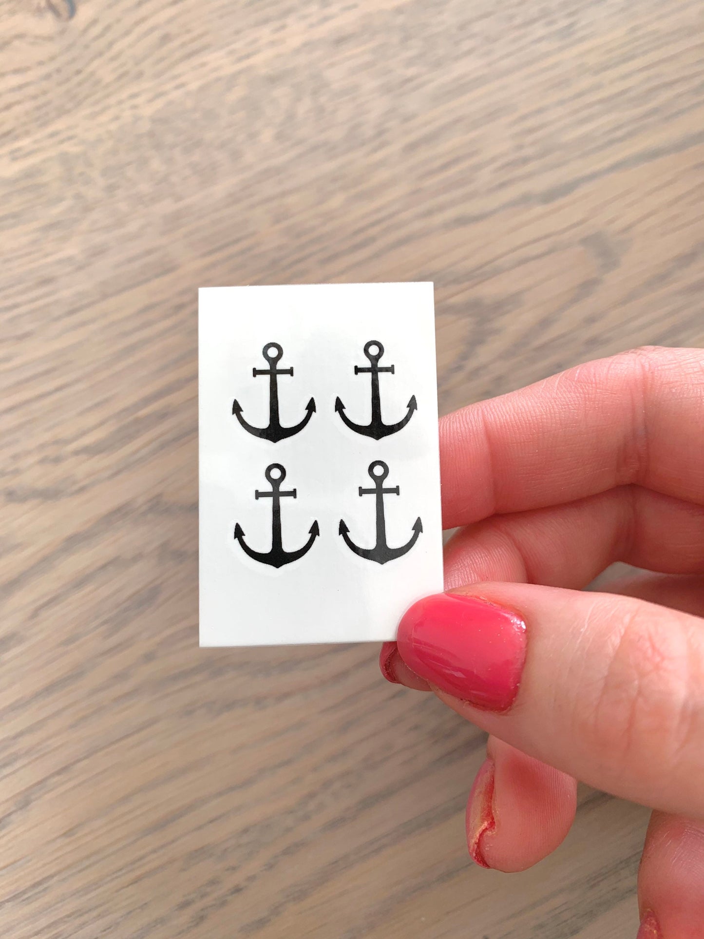 Small Anchor (set of 4) - Temporary Tattoo