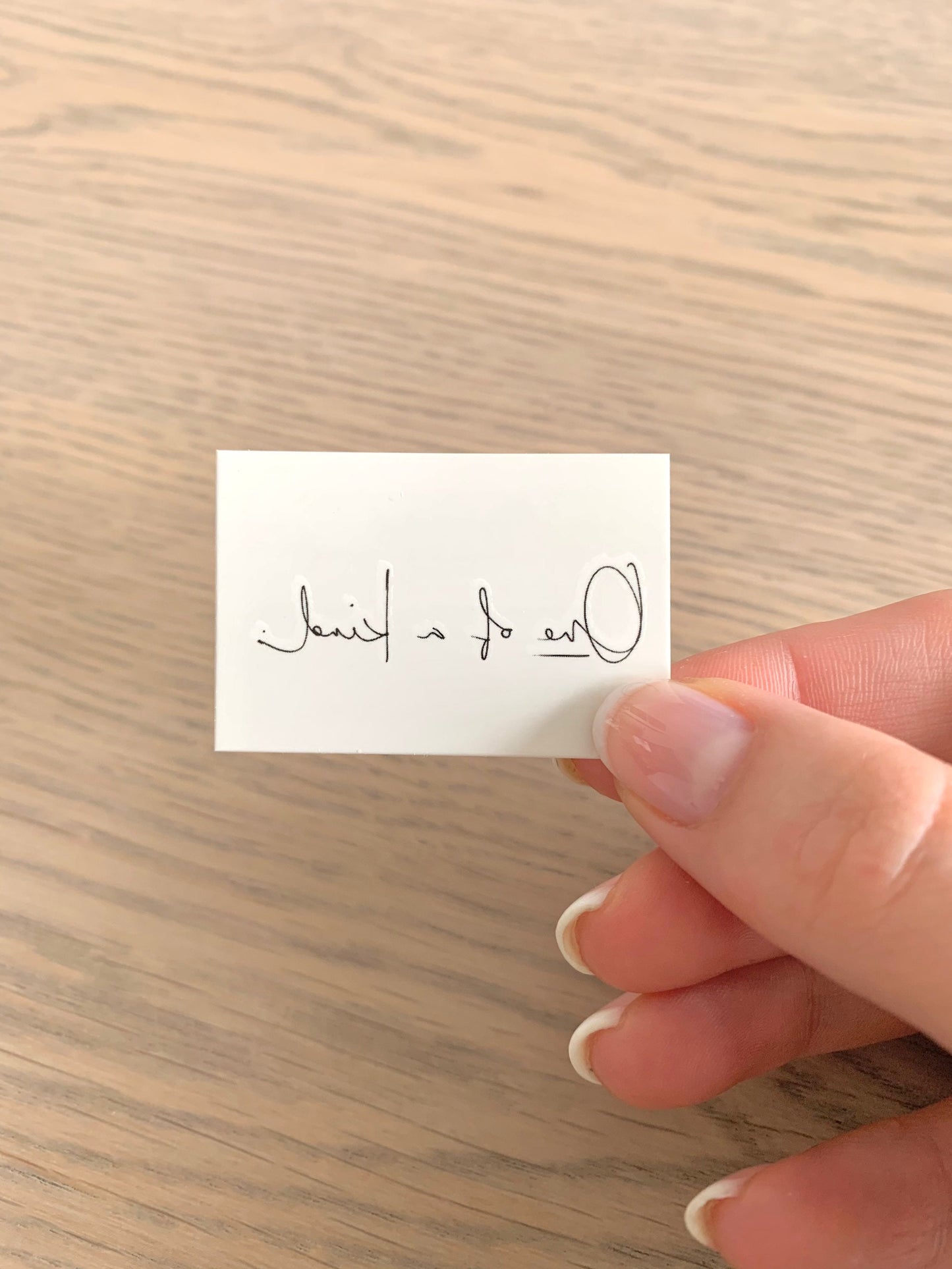 One of a Kind (set of 2) - Temporary Tattoo