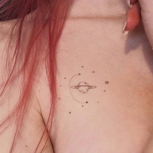 Galaxy/Universe (set of 2) - Temporary Tattoo