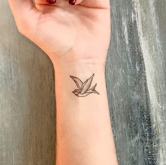 Swallow (set of 2) - Temporary Tattoo