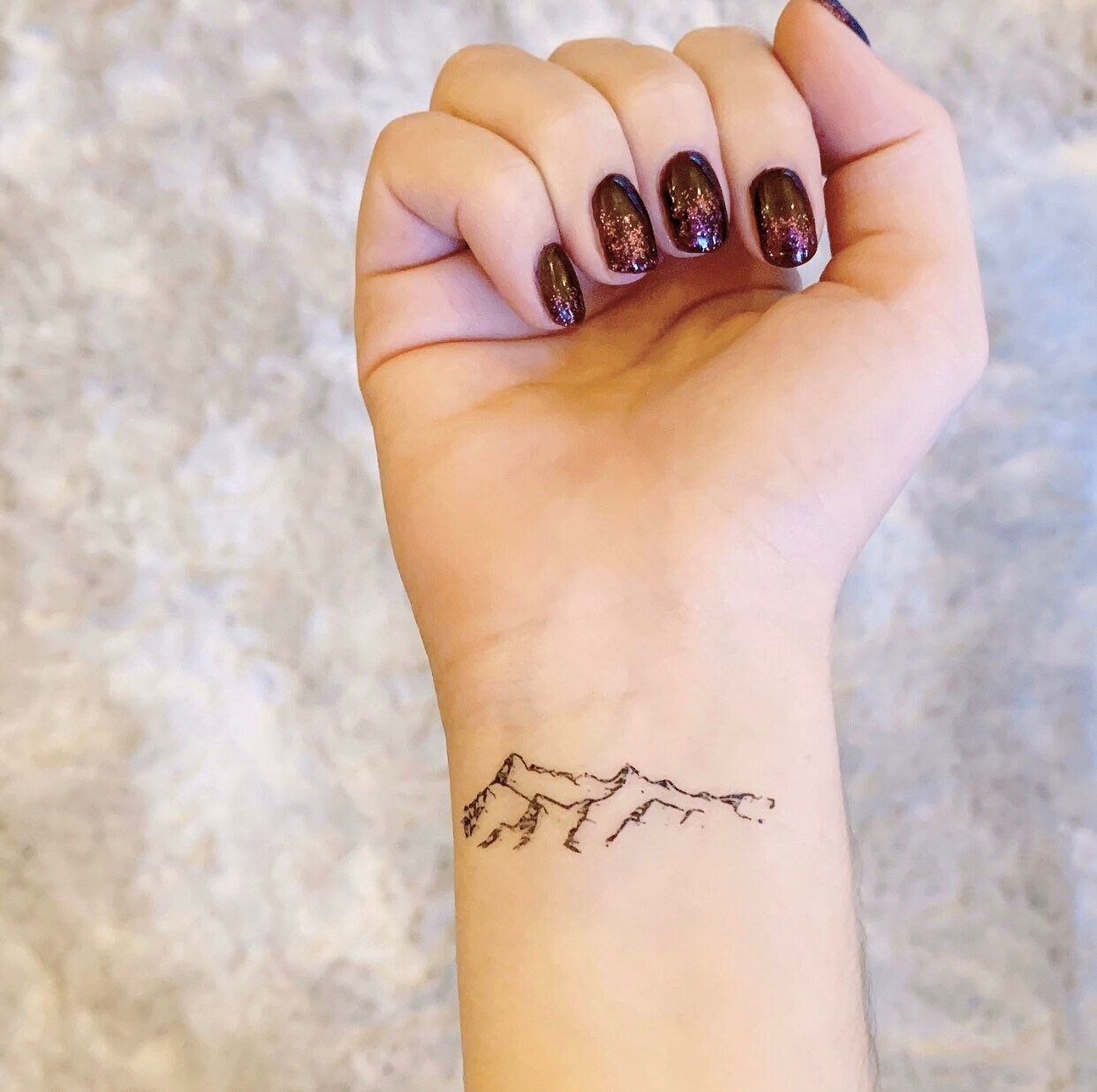 Mountain (set of 2) - Temporary Tattoo