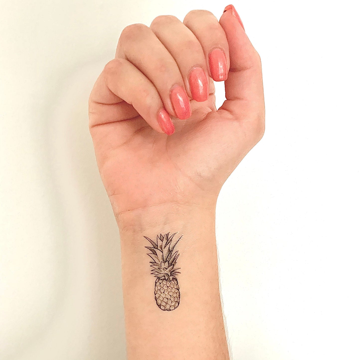 Pineapple (set of 2) - Temporary Tattoo