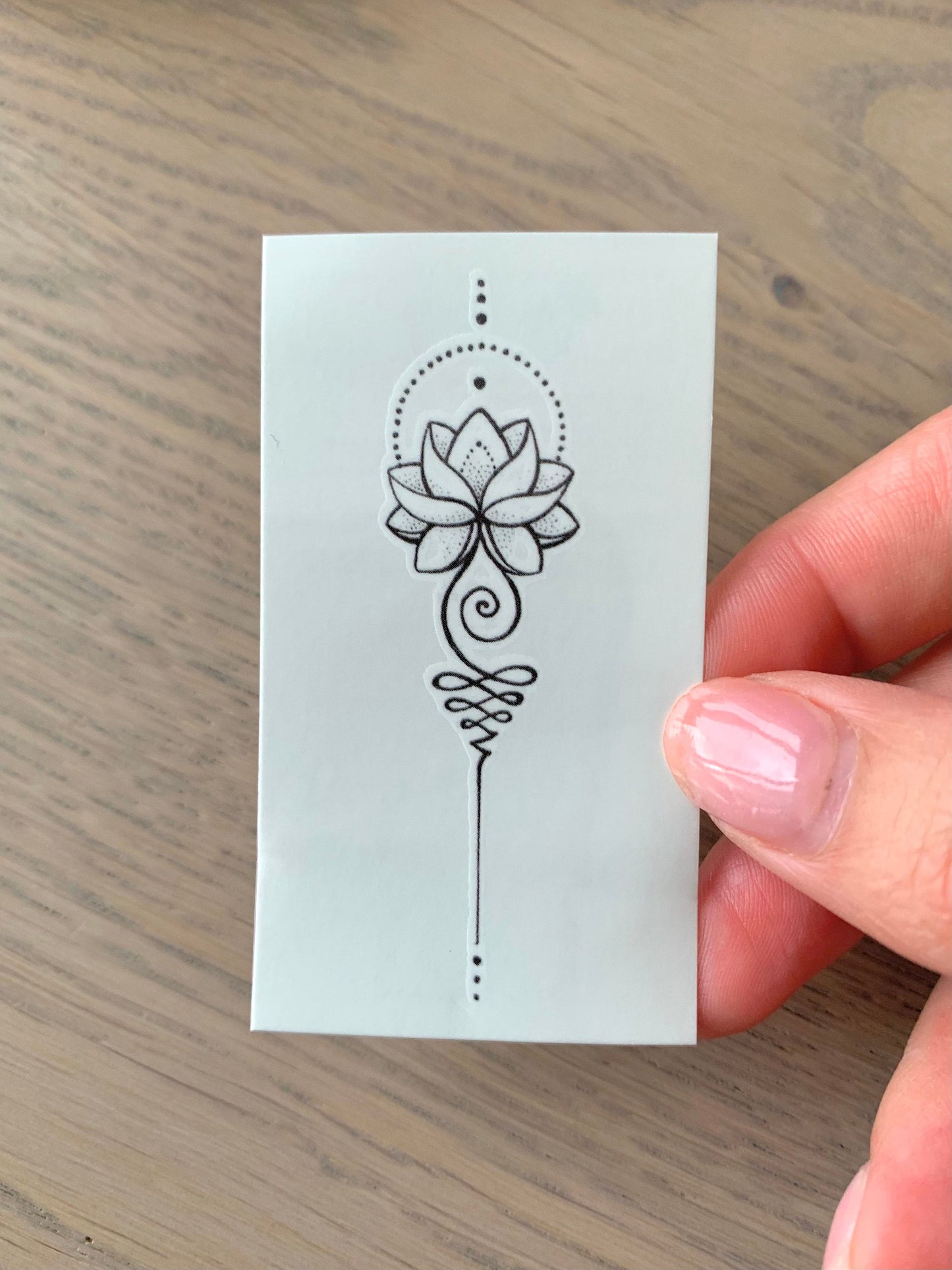 Unalome Fancy (set of 2) - Temporary Tattoo