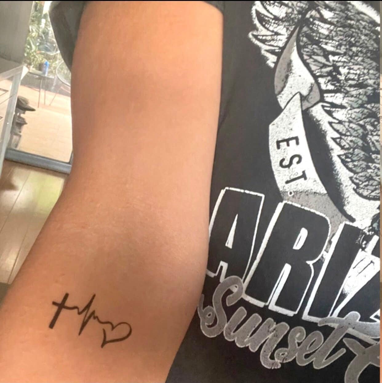 Love Hope Faith (set of 2) - Temporary Tattoo