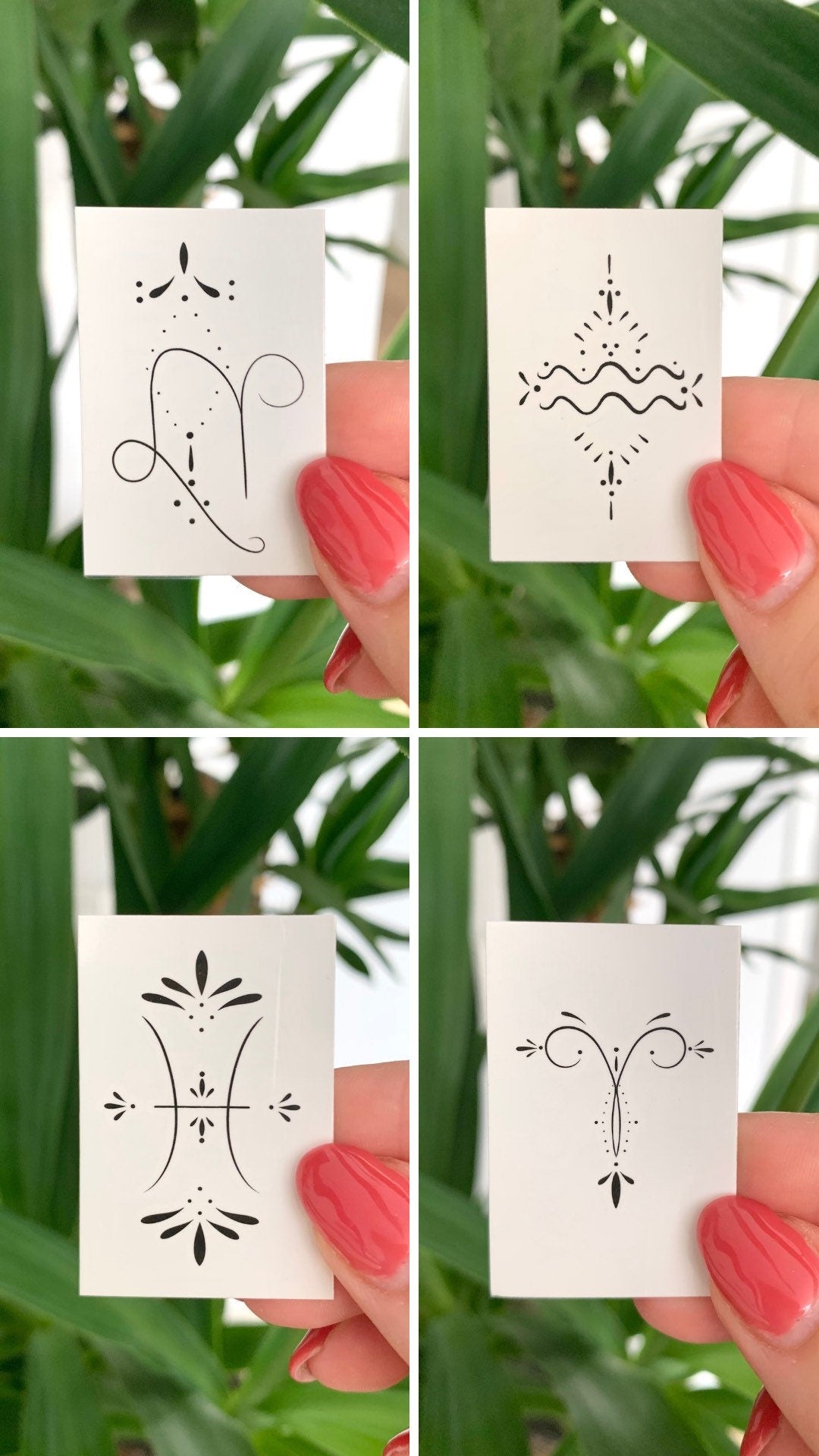 Zodiac Signs/Horoscope (set of 2) - Temporary Tattoo