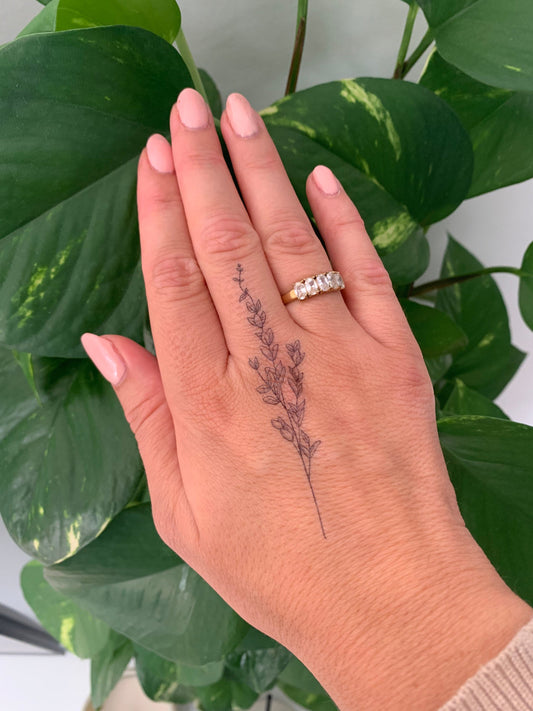 Wild Flower A (set of 2) - Temporary Tattoo