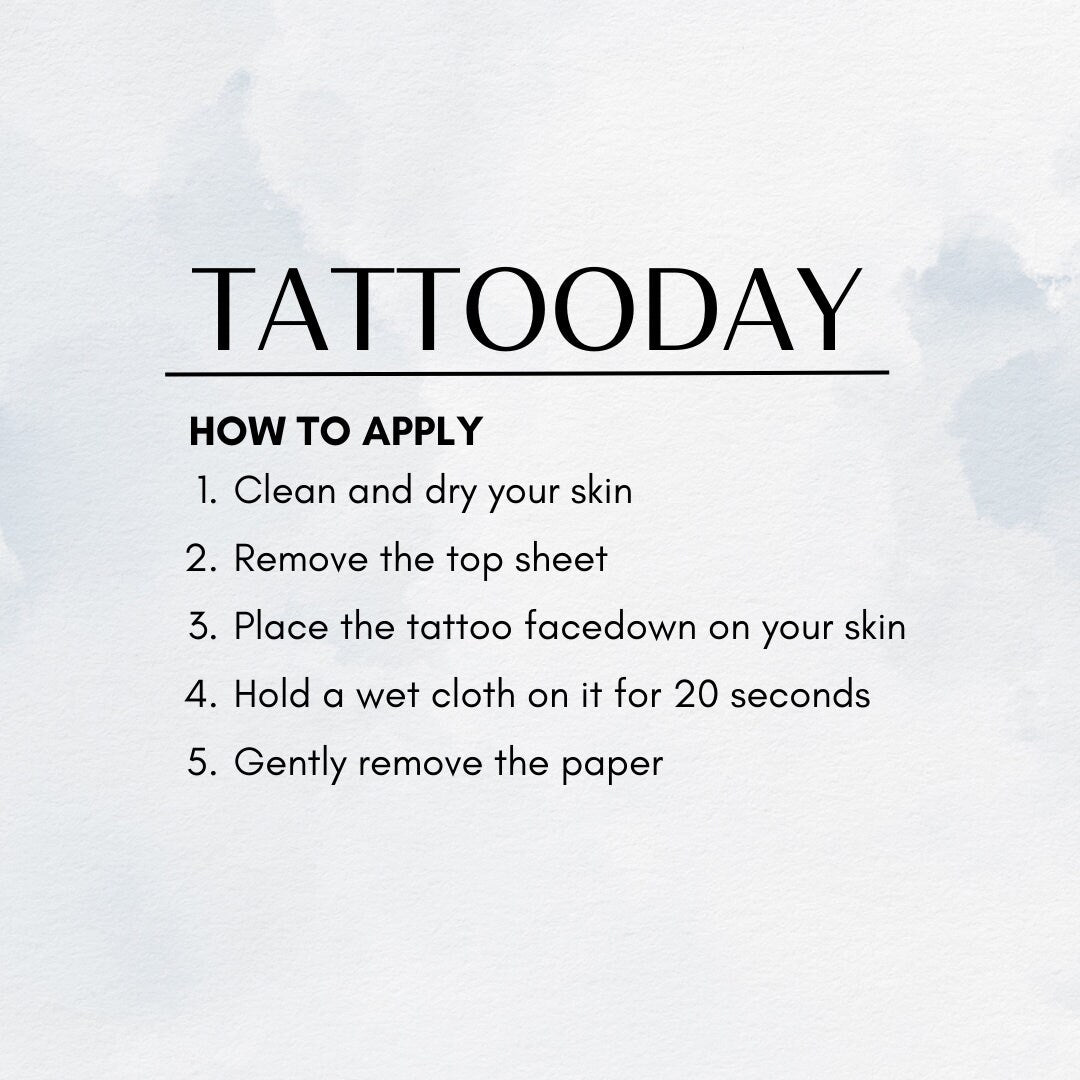 Arrow Sun Moon (set of 2) - Temporary Tattoo
