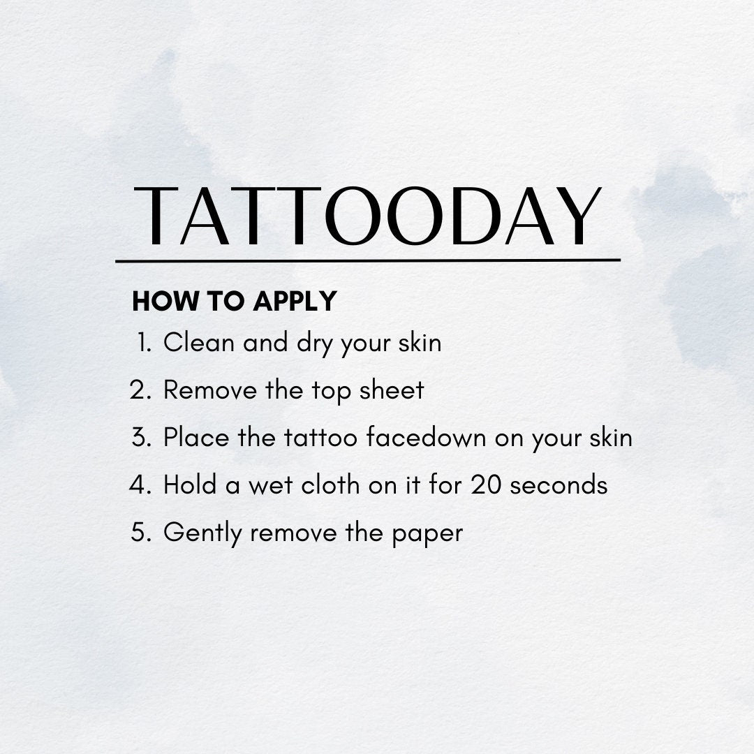 Be Happy (set of 2) - Temporary Tattoo
