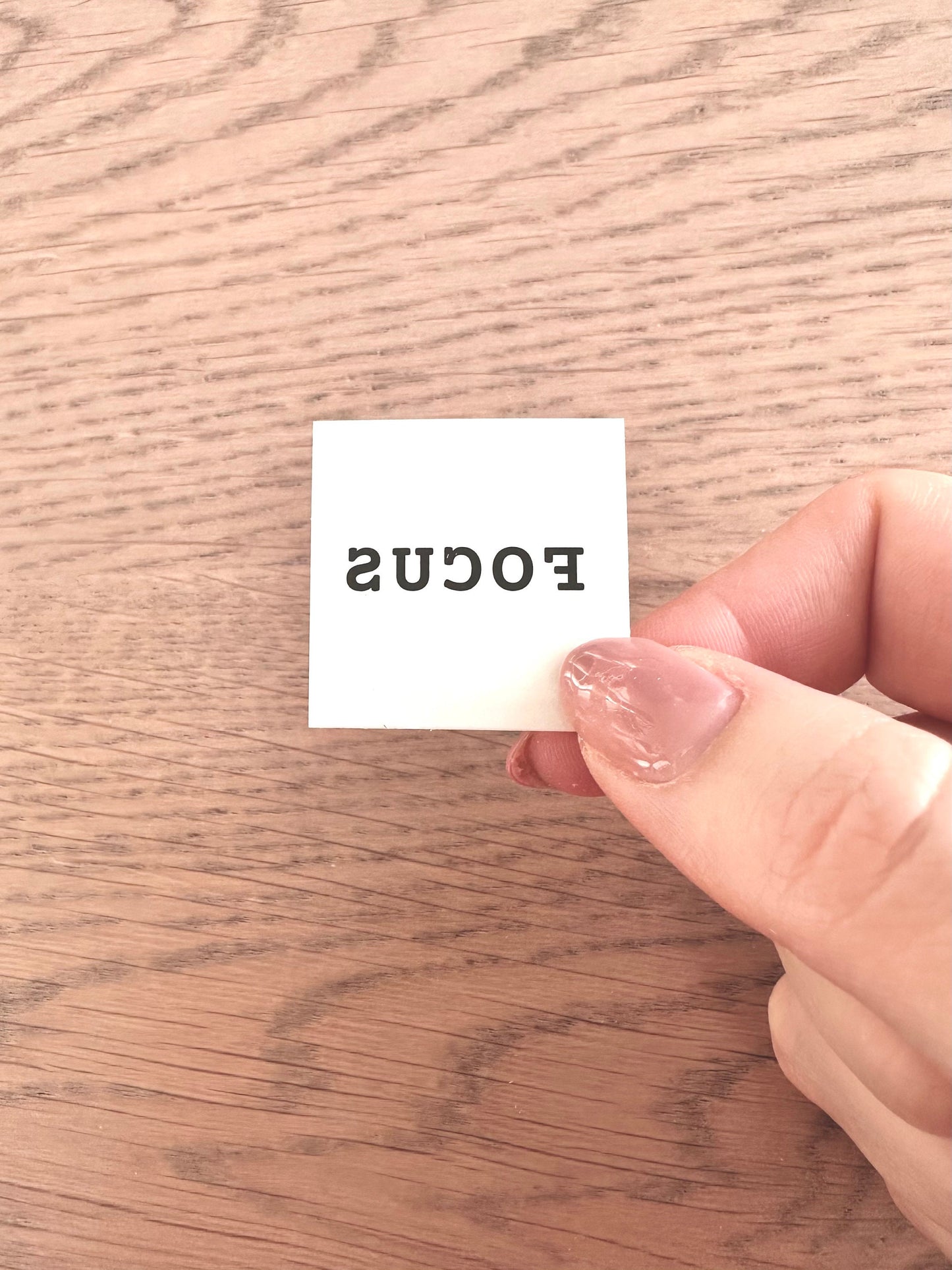 Focus (set of 2) - Temporary Tattoo