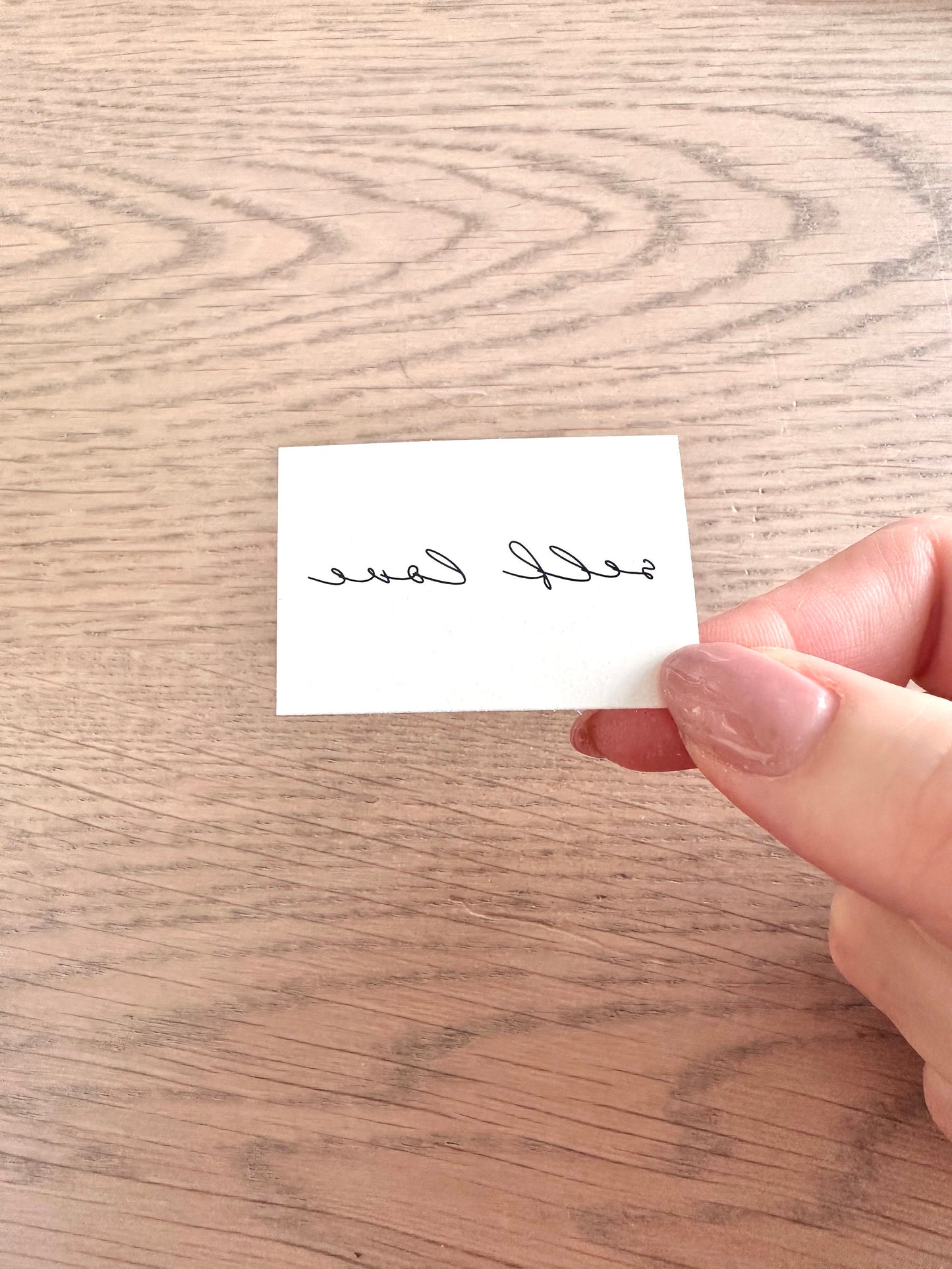 Self Love (set of 2) - Temporary Tattoo