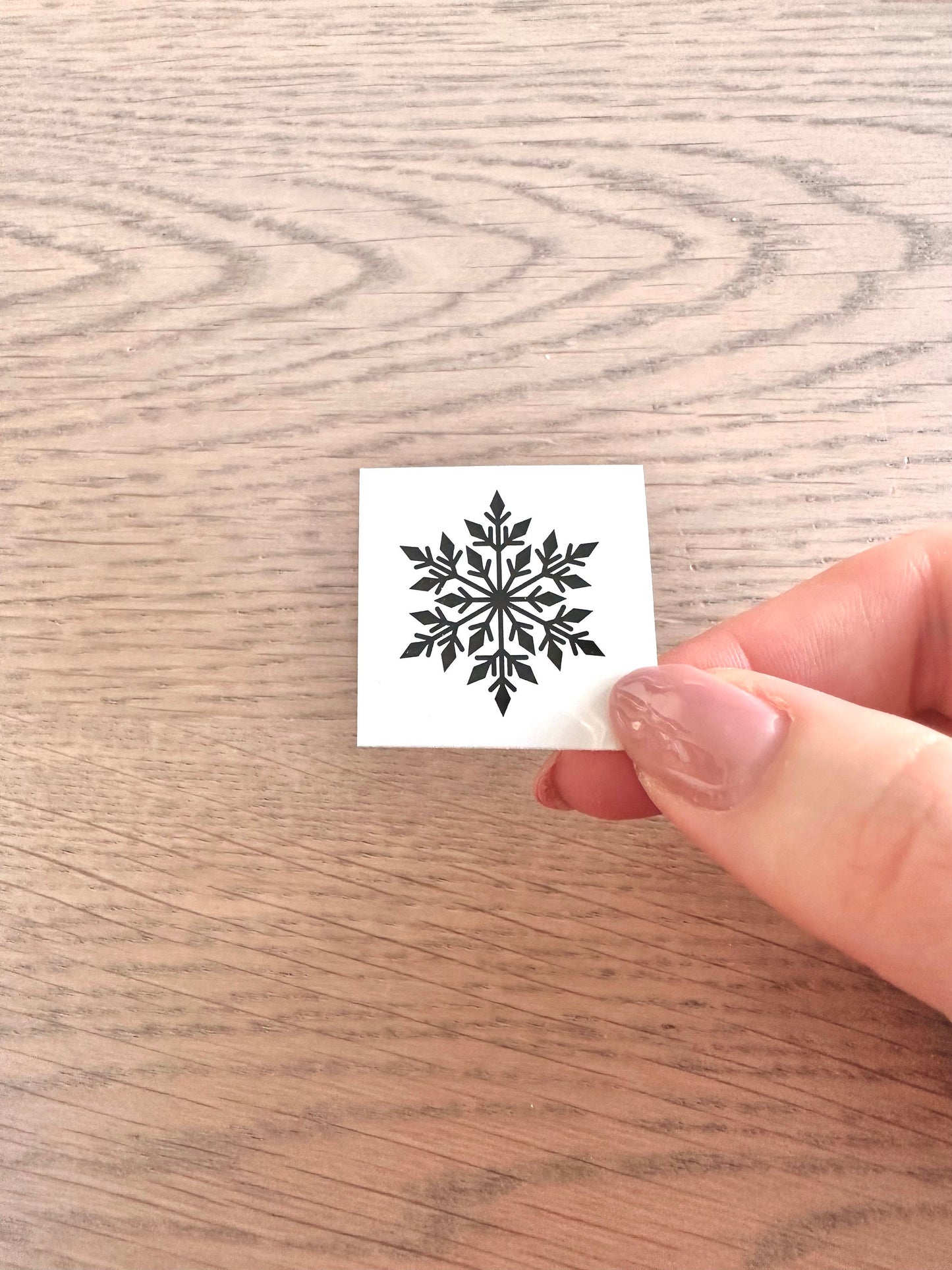 Snowflake Fancy (set of 2) - Temporary Tattoo
