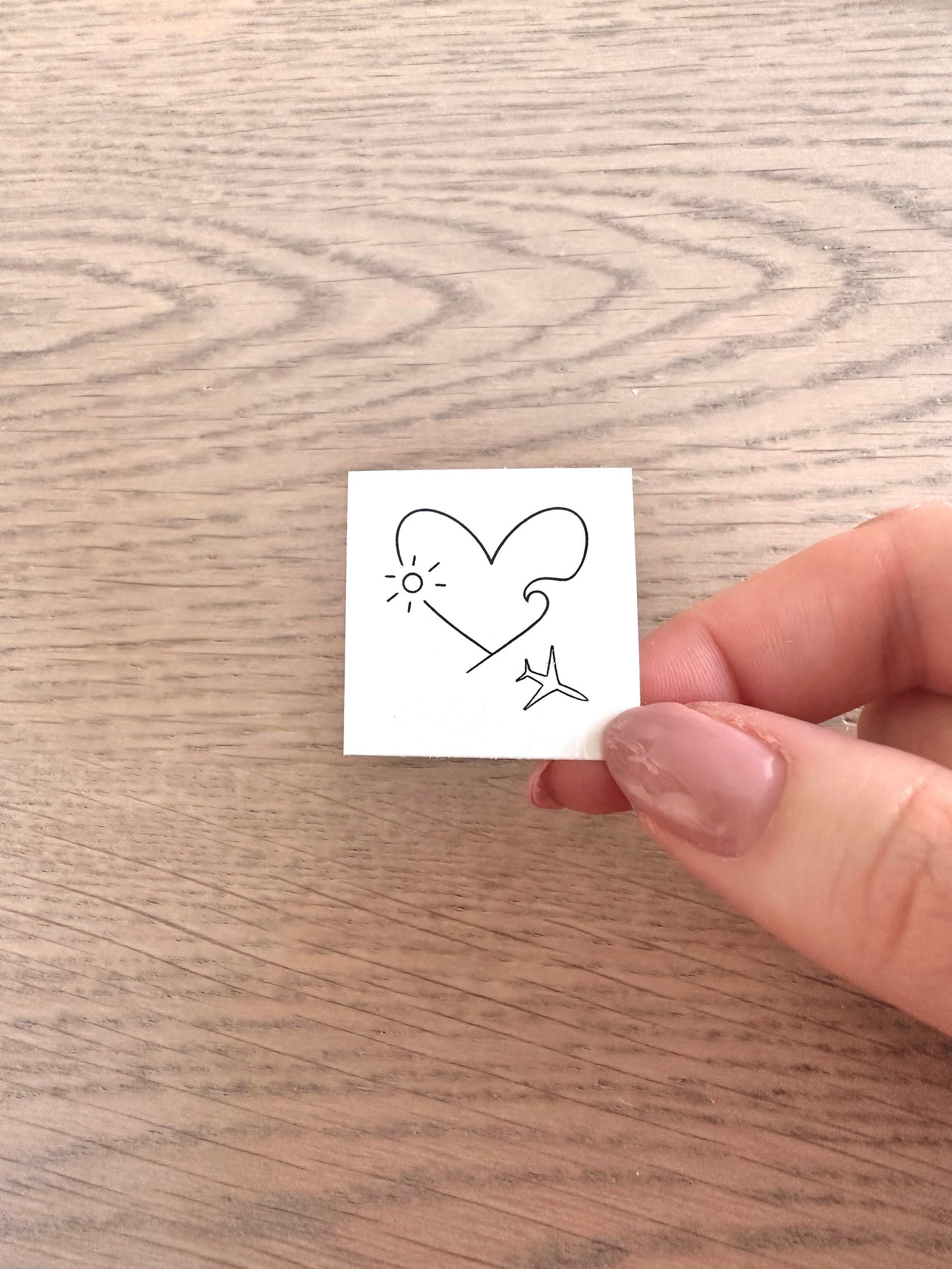 Love Traveling/Love Vacation Holiday (set of 2) - Temporary Tattoo