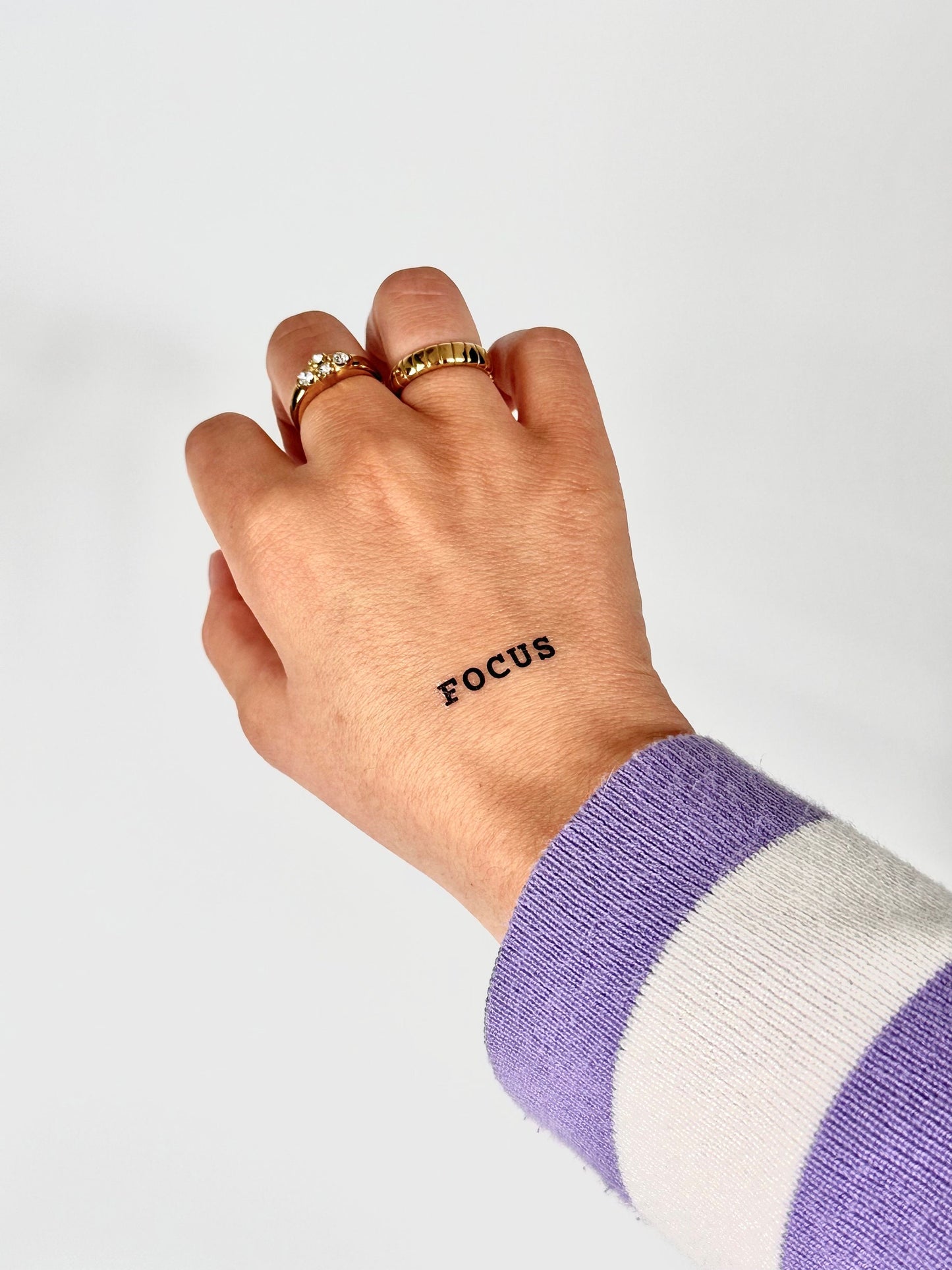 Focus (set of 2) - Temporary Tattoo
