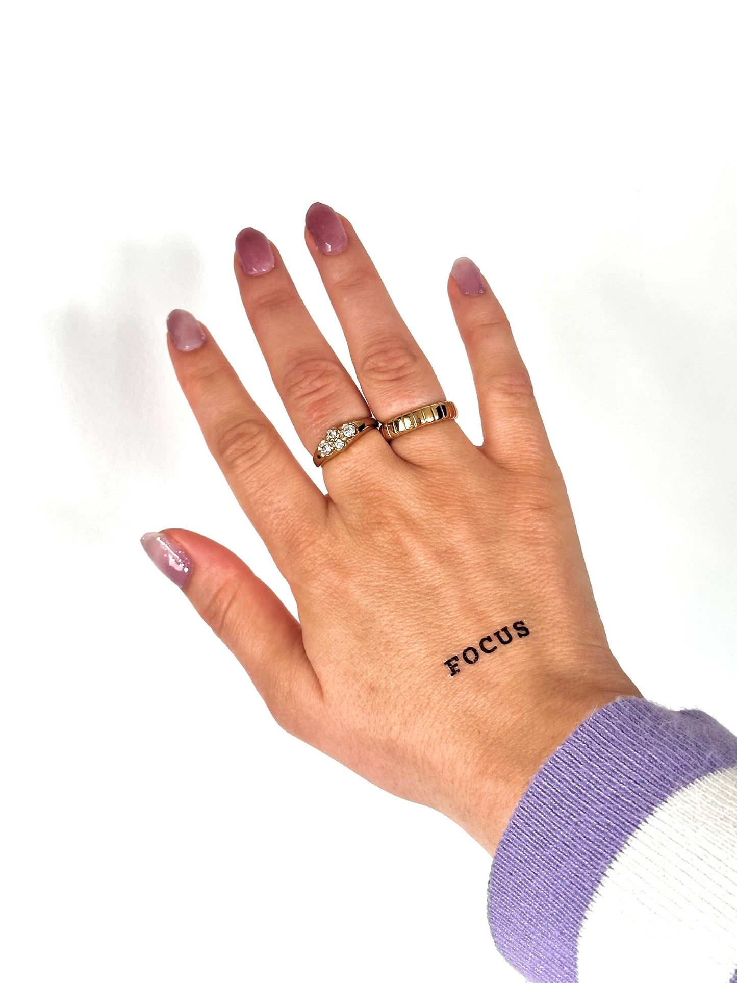 Focus (set of 2) - Temporary Tattoo