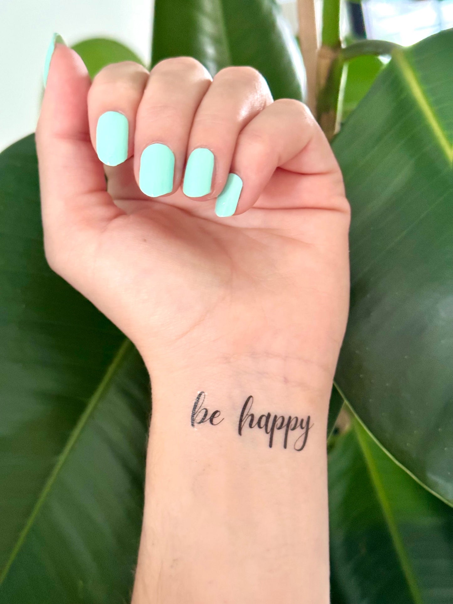 Be Happy (set of 2) - Temporary Tattoo