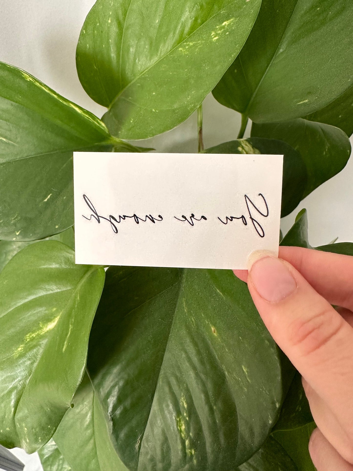 You Are Enough (set of 2) - Temporary Tattoo