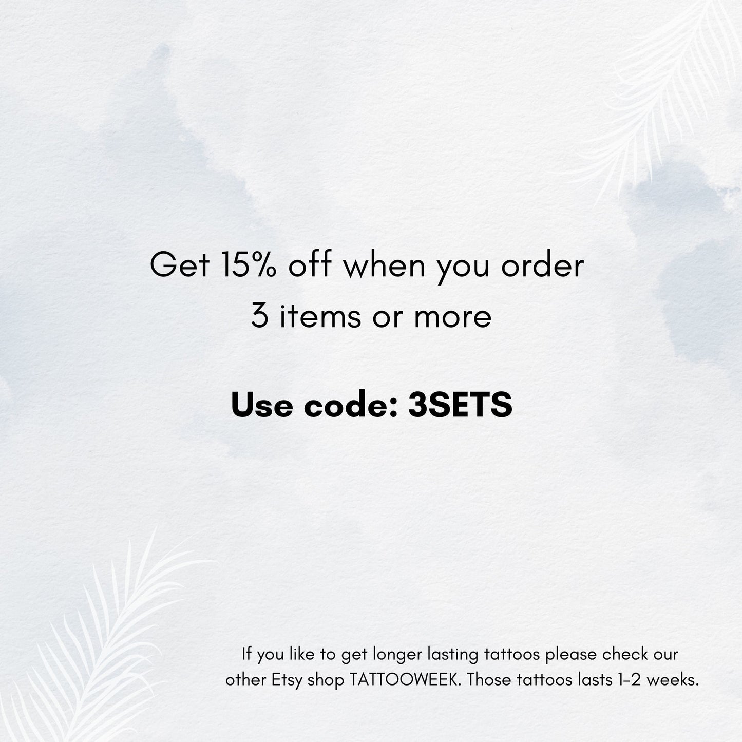 Lotus Bohemian (set of 2) - Temporary Tattoo