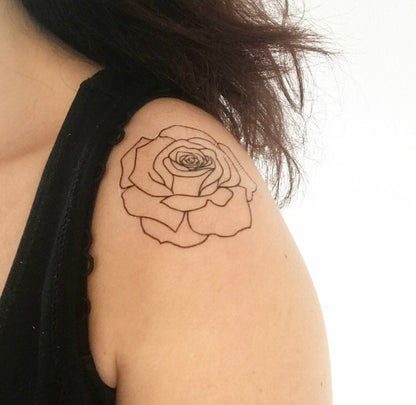 Rose - Temporary Tattoo