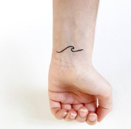 Wave (set of 2) - Temporary Tattoo