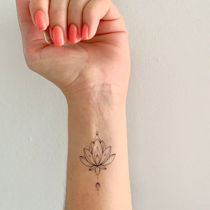 Lotus Dots (set of 2) - Temporary Tattoo