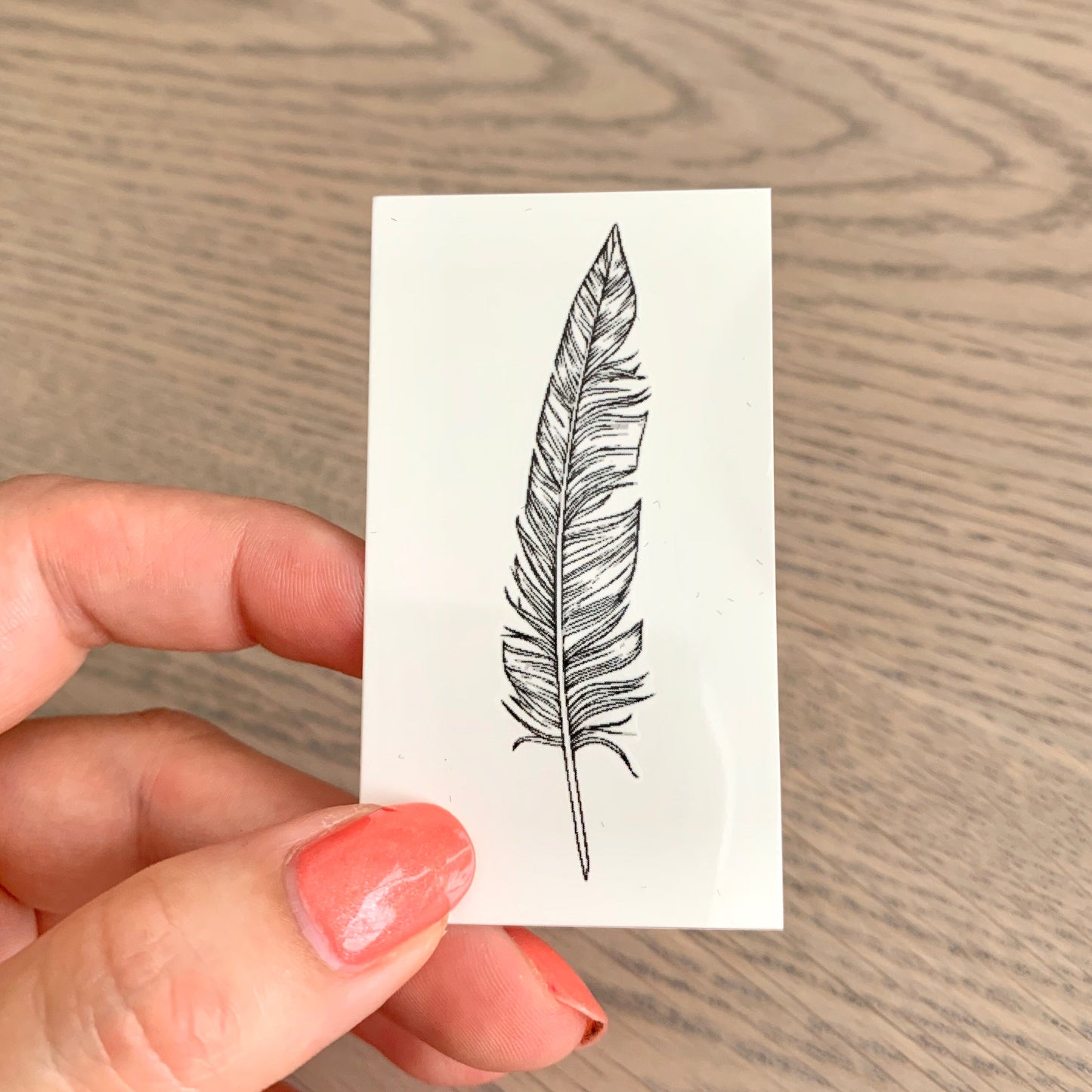 Feather (set of 2) - Temporary Tattoo