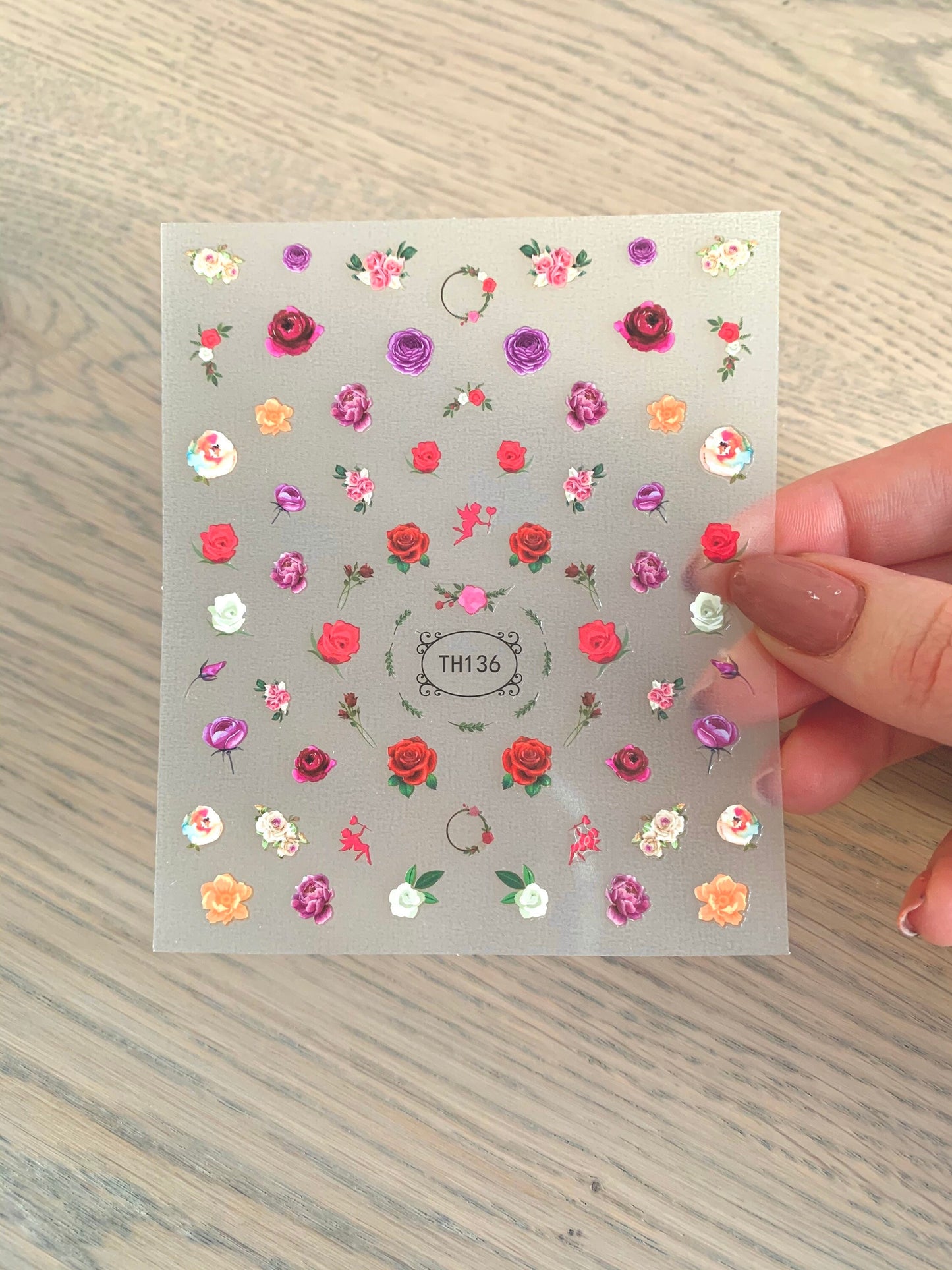 Nail Decals/Stickers - Roses Flowers