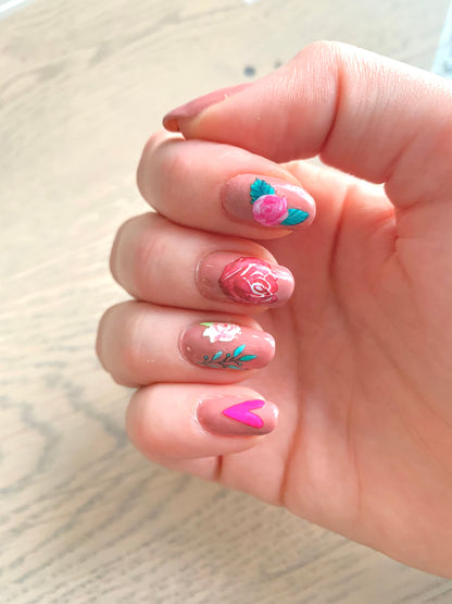 Nail Decals/Stickers - Cute Love
