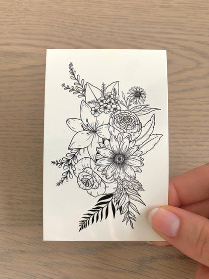 Floral All Kind (set of 2) - Temporary Tattoo