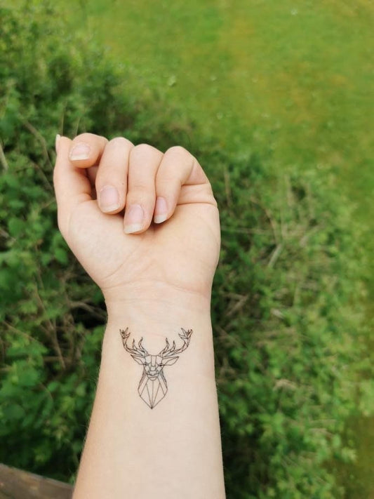 Deer (set of 2) - Temporary Tattoo