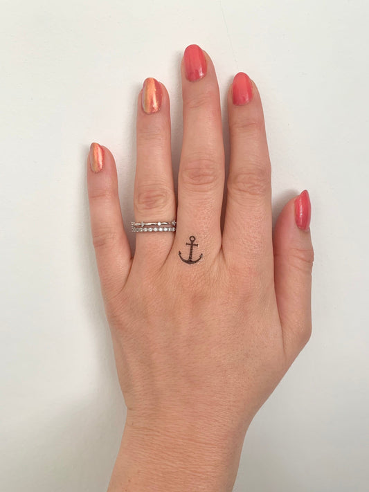 Small Anchor (set of 4) - Temporary Tattoo