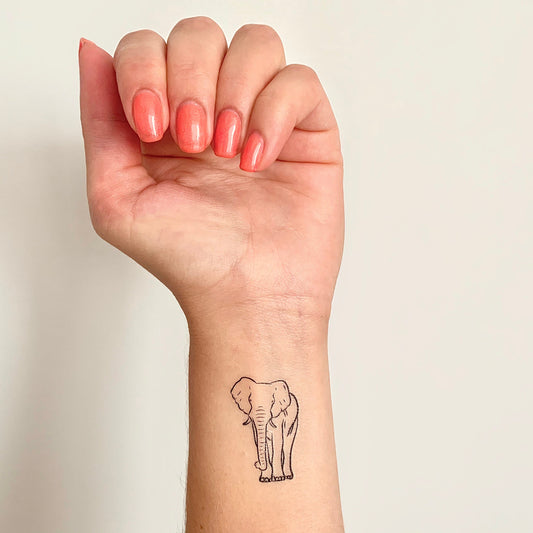 Elephant (set of 2) - Temporary Tattoo