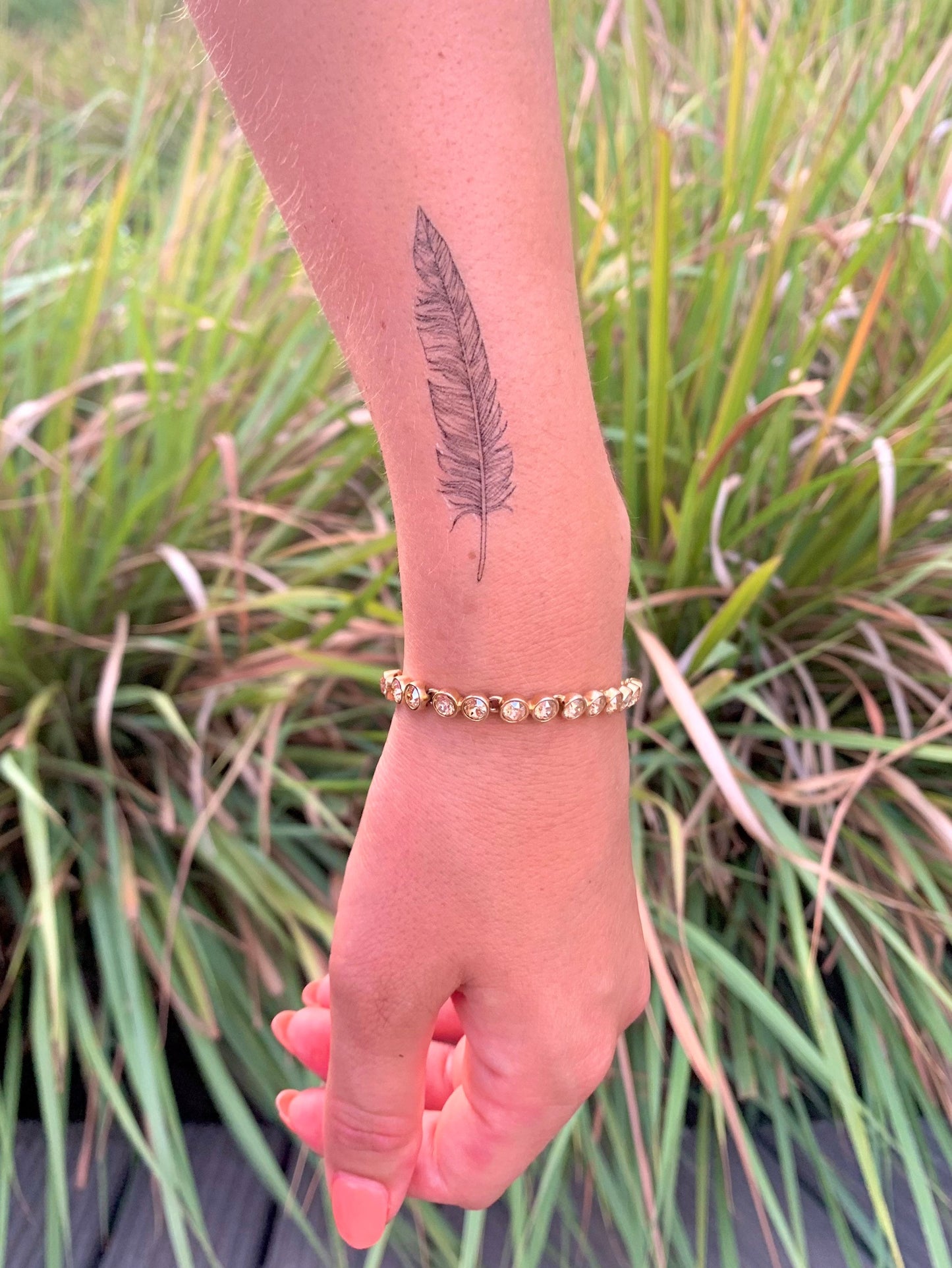 Feather (set of 2) - Temporary Tattoo