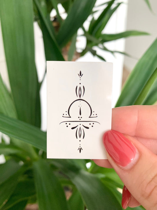 Libra Zodiac Sign (set of 2) - Temporary Tattoo