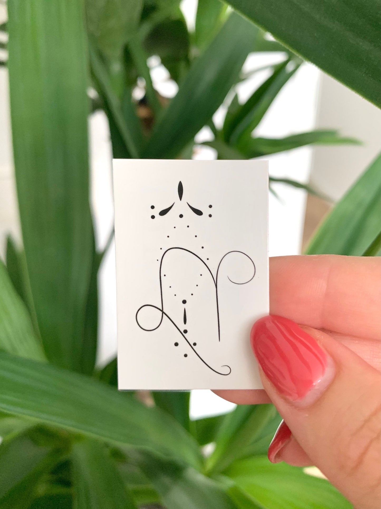 Capricorn Zodiac Sign (set of 2) - Temporary Tattoo