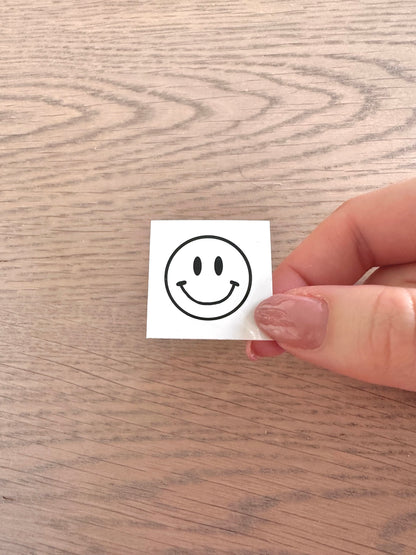 Smiley Face (set of 2) - Temporary Tattoo