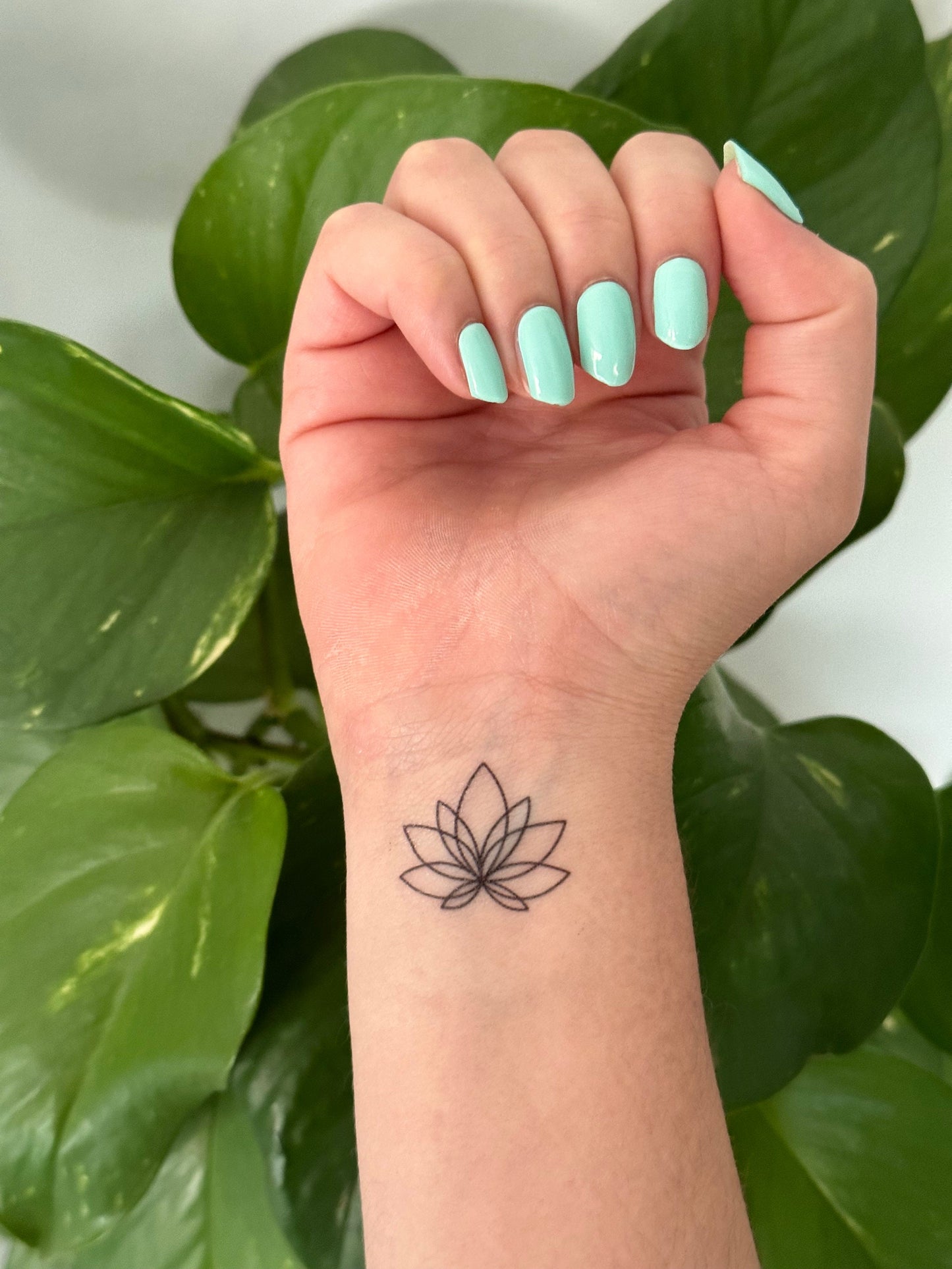 Lotus Small (set of 2) - Temporary Tattoo